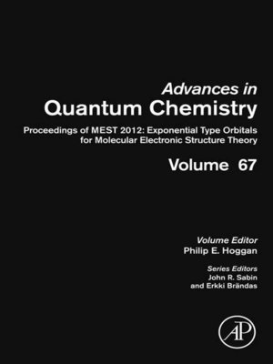 cover image of Advances in Quantum Chemistry, Volume 67